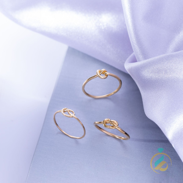 انگشترهای مینیمال گره