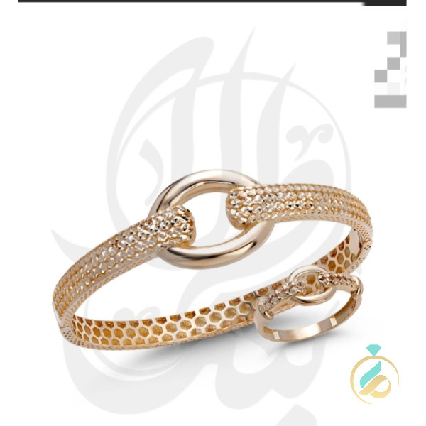 ست دستبند و انگشتر تراش امگا