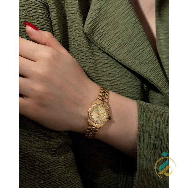 ساعت طلای زنانه genev