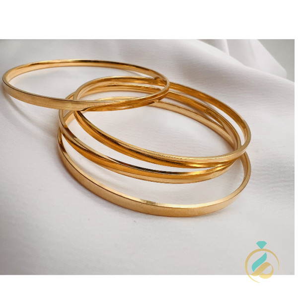 النگو طلا آینه ی 3 میل یکتاخواه