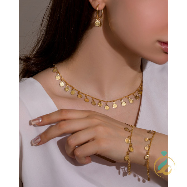 نیمست طلای زرد پولکی