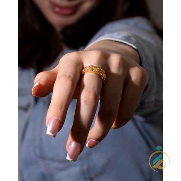 انگشتر طلا زرد زیور