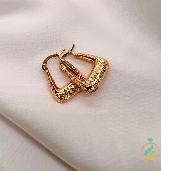 گوشواره طلا حلقه ی 1 یکتاخواه