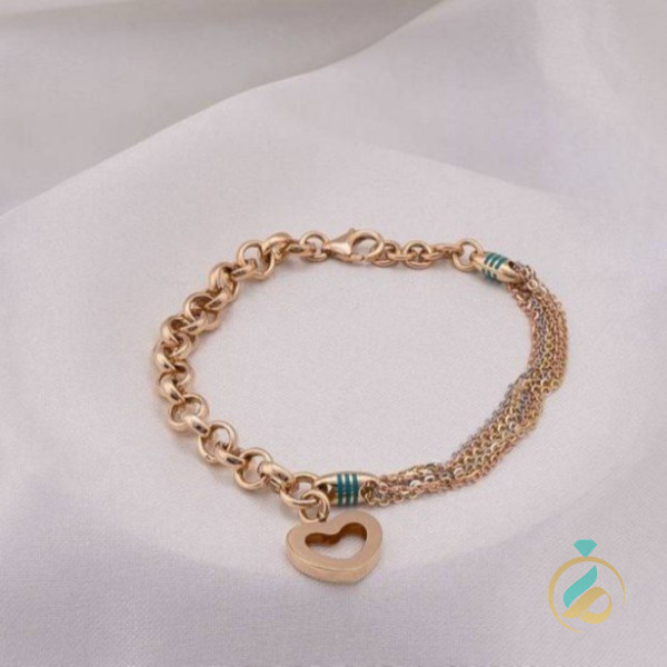 دستبند طلا ام جی قلب