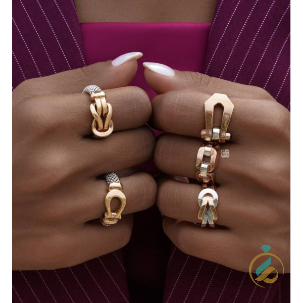 انگشتر طلا لوکس امگا