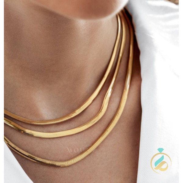 گردنبند هرینگبون تیغ ماهی