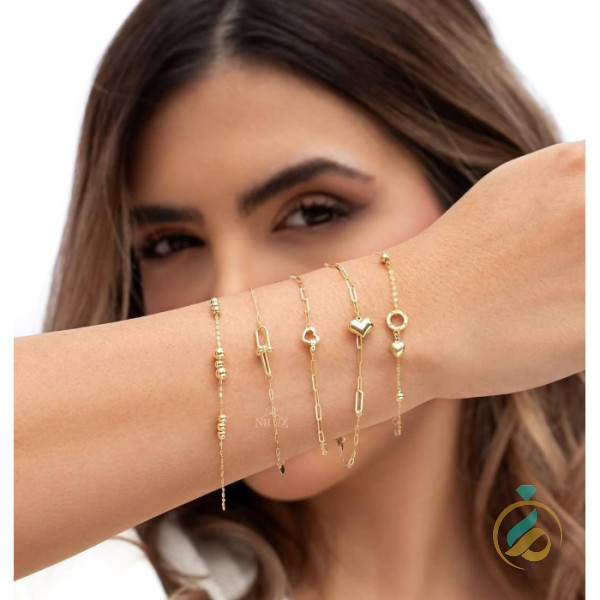 دستبند طلا مینیمال ظریف