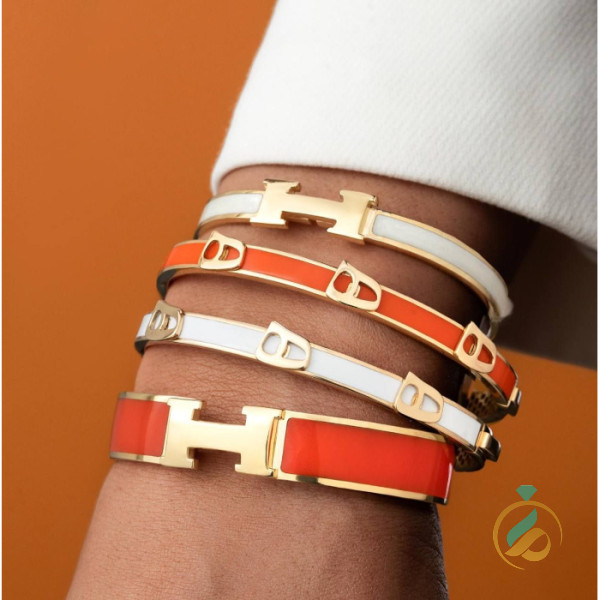 دستبند طلا بنگل هرمس