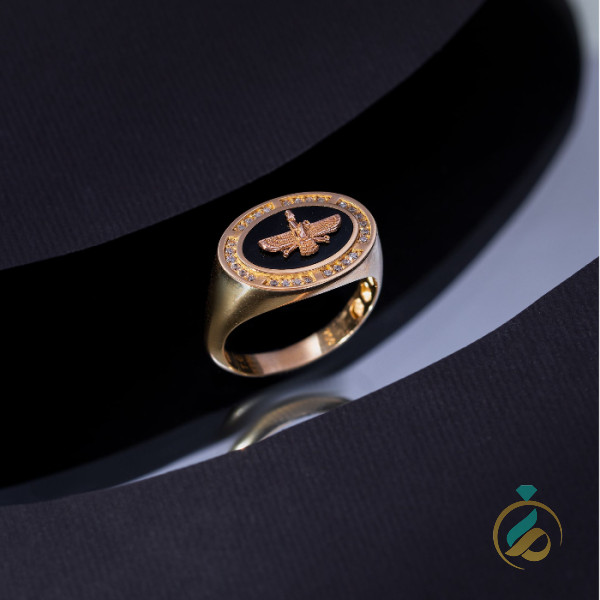 انگشتر مردانه طلا هخامنش