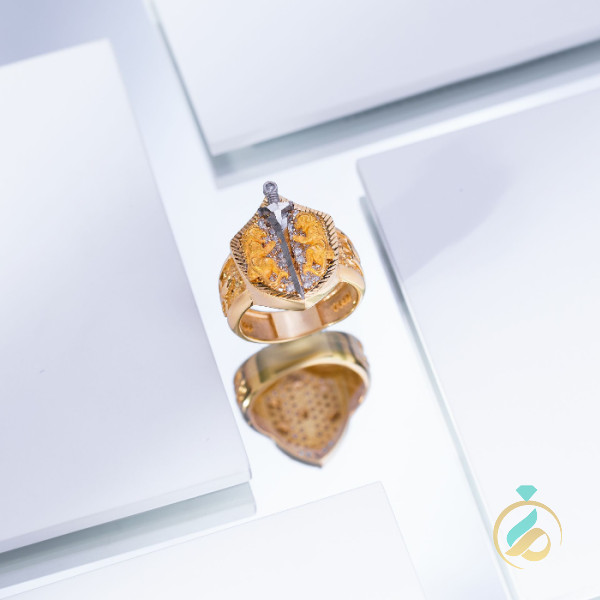 انگشتر مردانه شیر و شمشیر