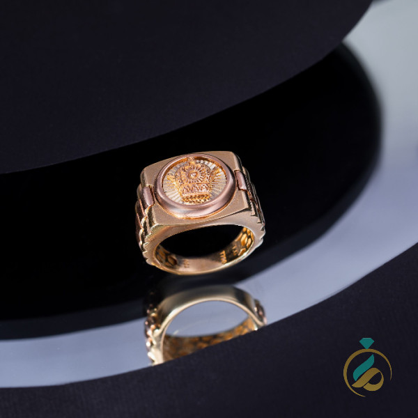 انگشتر طلا تاج رولکس