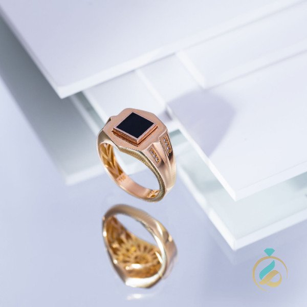 انگشتر طلا مردانه رزگلد