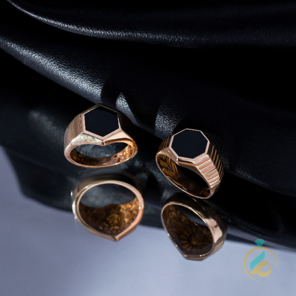 انگشتر طلا مردانه کندو