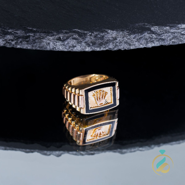 انگشتر مردانه رولکس طلا