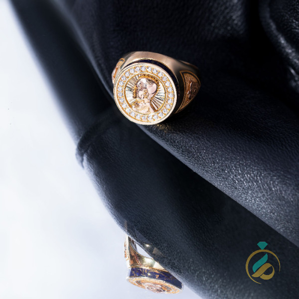 انگشتر طلای مردانه لوکس