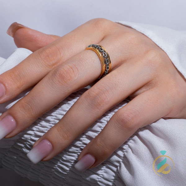 انگشتر طلا زنجیری