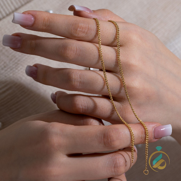 دستبند زنجیری کارتیر طلا زرد