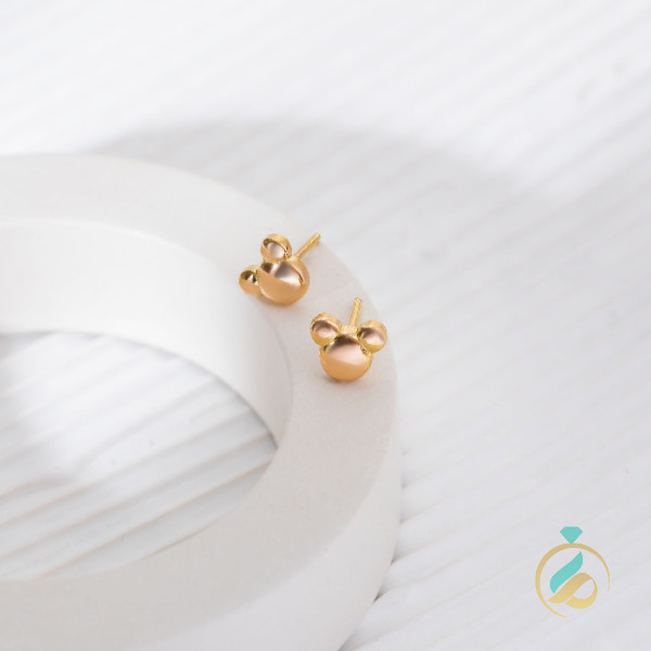 گوشواره طلا مینیمال میکی