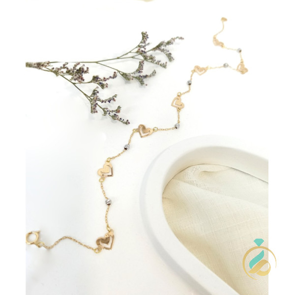 پابند طلا پولکی جدید