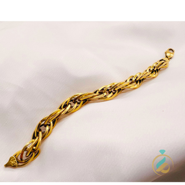 دستبند زنجیری طلا یکتاخواه