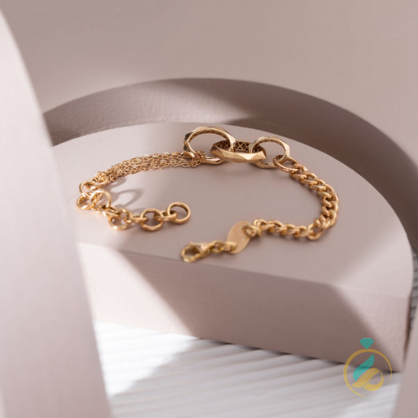 دستبند زنجیری طلای هانا