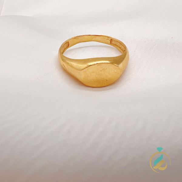 انگشتر طلا مستطیل یکتاخواه