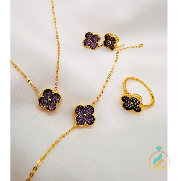 نیم ست طلا ونکلیف 8 یکتاخواه