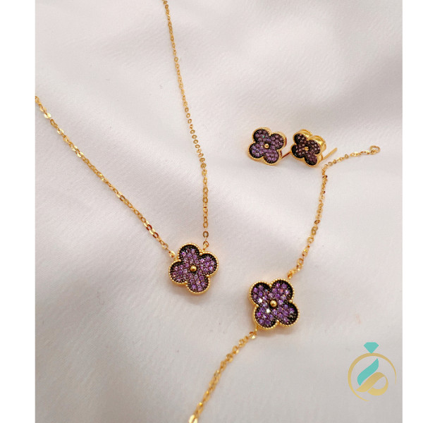 نیم ست طلا ونکلیف 9 یکتاخواه