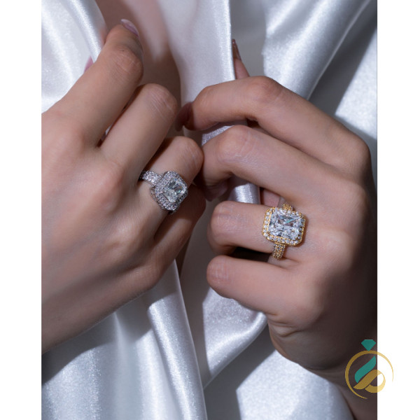 انگشتر طلا سولیتر ژاکلین