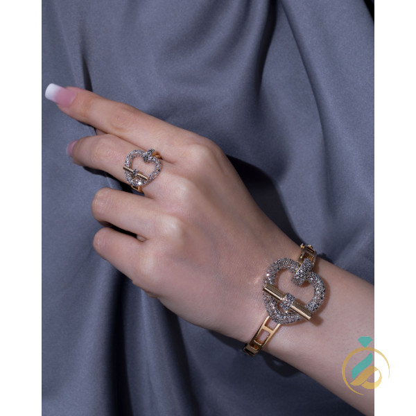 ست دستبند قلب تراش