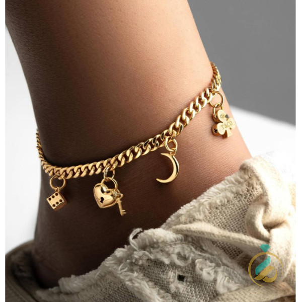 پابند طلا کارتیه آویز دار